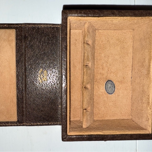Vintage Gucci Italian Leather Jewelry & Travel Case – Monogrammed Made in Italy - Picture 9 of 10